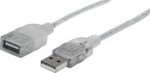 Manhattan 336314 câble USB 1,8 m USB 2.0 USB A Argent