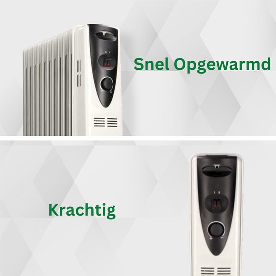 Sahara Olieradiator - Oliegevulde Radiator - Kachel Elektrisch ...