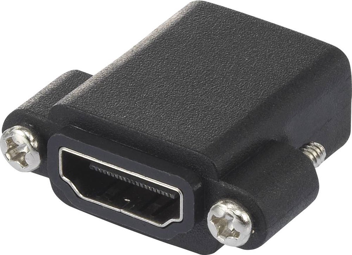 SpeaKa Professional SP-9082612 HDMI Adapter [1x HDMI-bus - 1x HDMI-bus] Zwart Schroefbaar