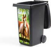 Container sticker Paarden - Licht - Weide - 44x98 cm - Kliko sticker