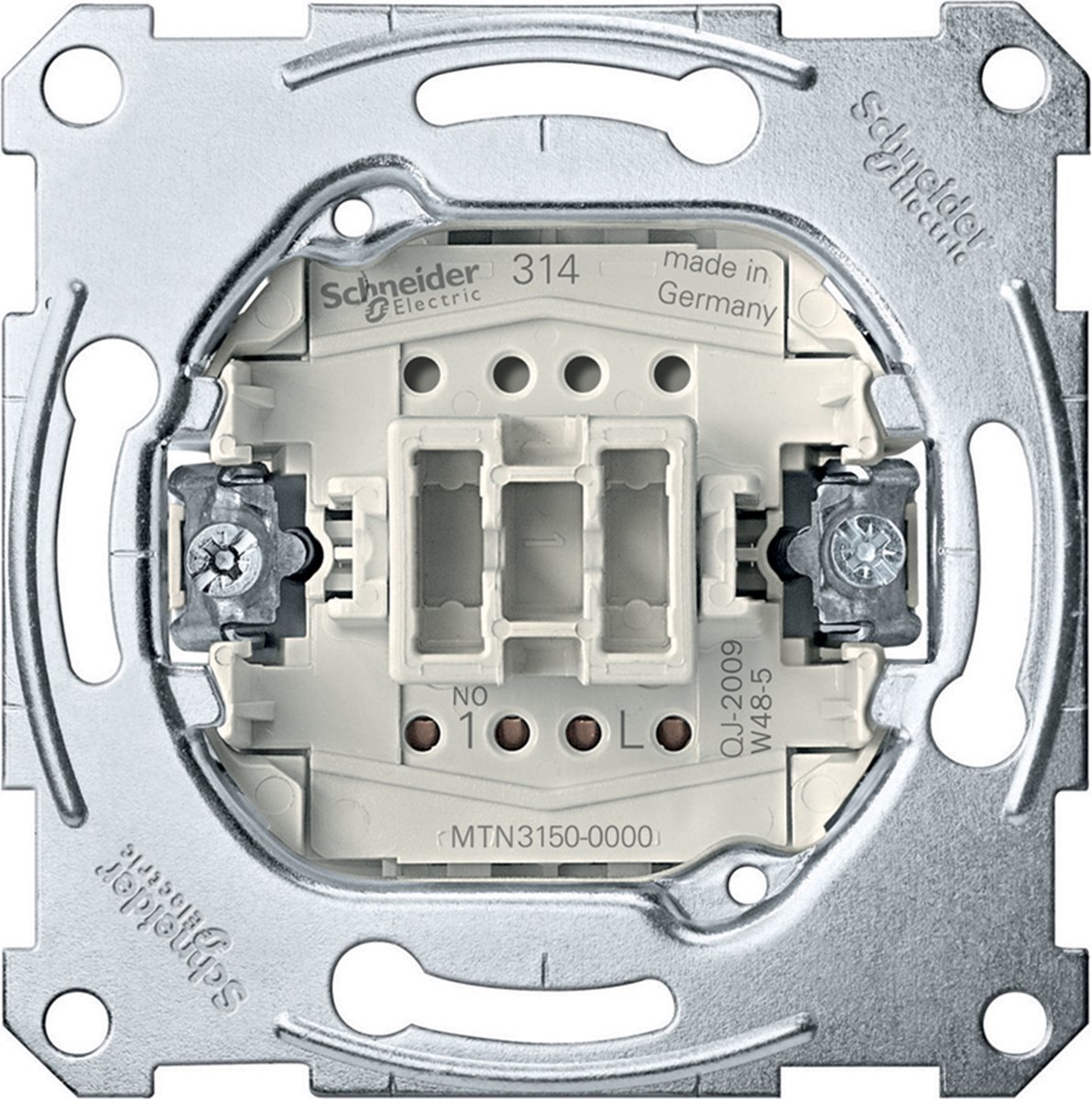Sokkel - Impulsdrukker Enkel - Merten - Schneider Electric - MTN3150-0000