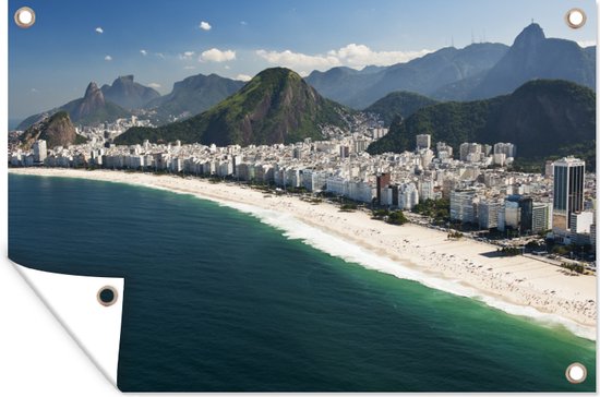 Brazilië - Strand - Rio de Janeiro - Tuinposter - Tuindoek