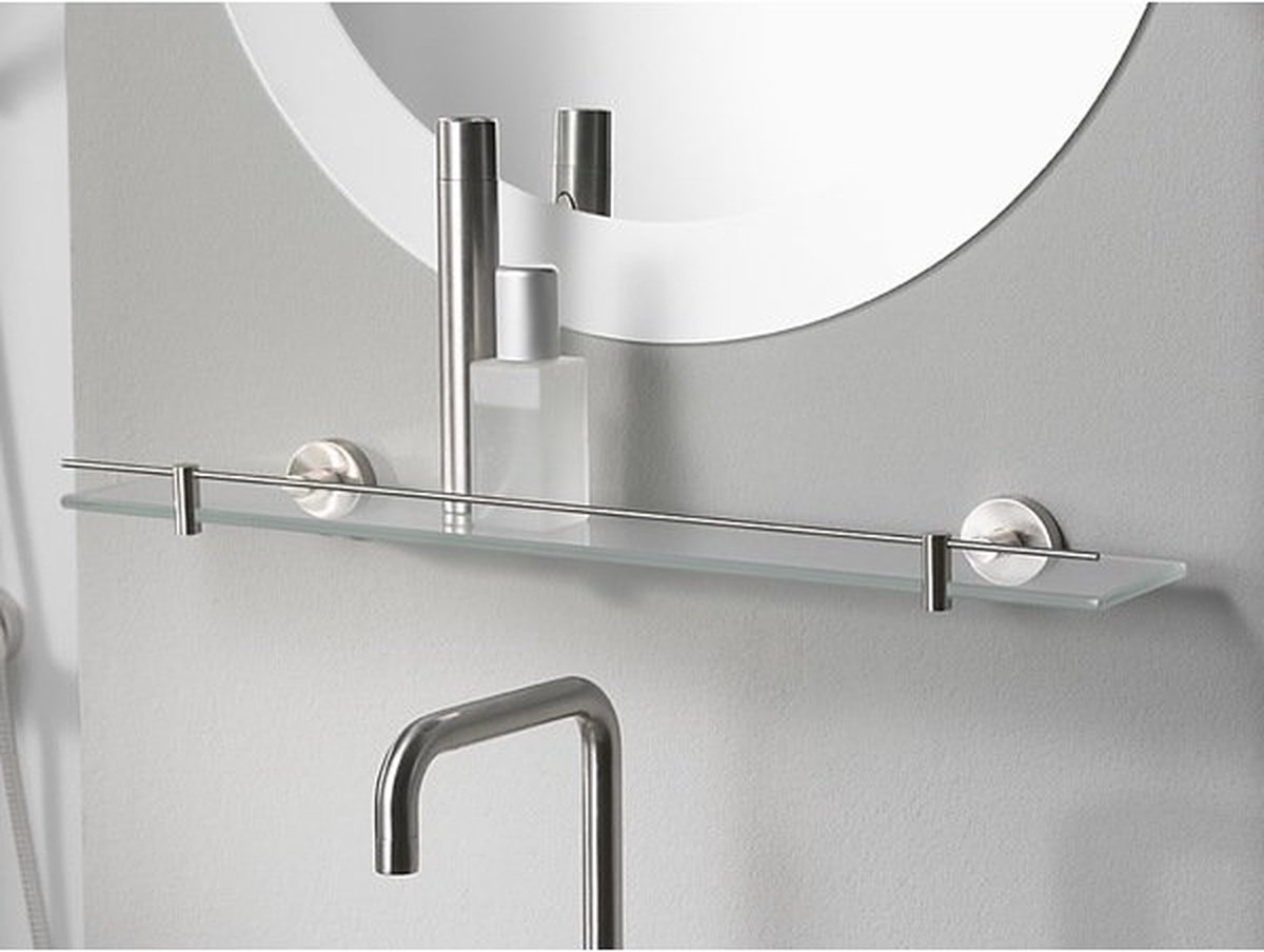 Haceka Kosmos planchet 62x10cm mat chroom