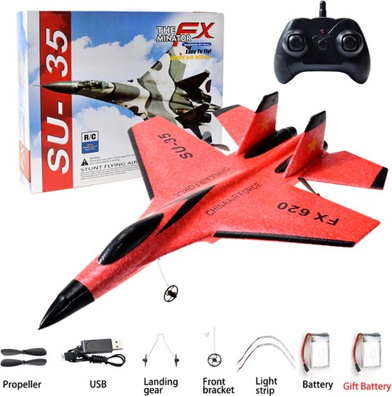 Fastsurfe - FX-620 - RC vliegtuig rood - - -... | bol.com