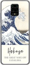 Geschikt voor Xiaomi Redmi Note 10 Lite hoesje - De grote golf van Kanagawa - Katsushika Hokusai - Siliconen Telefoonhoesje