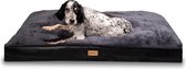 PrimePlus Hondenkussen XL Antraciet - 120x80x10 CM - Zacht en Luxe Hondenmand - Hondenbed - Hondenmat - Orthopedisch Hondenkussens