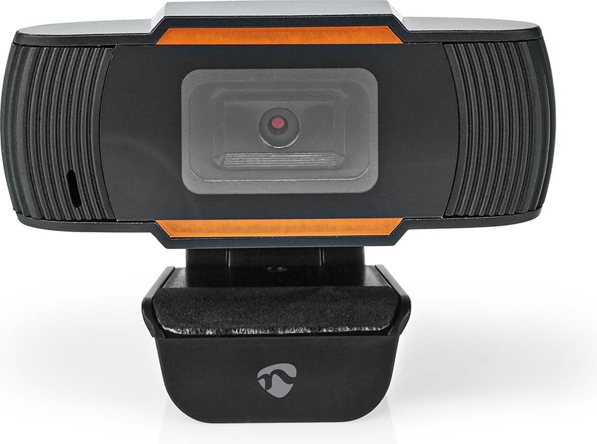 Nedis Webcam | Full HD@30fps | Vaste Scherpstelling | Ingebouwde Microfoon | Zwart