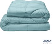 Verzwaringsdeken 8 kg Minky Fleece blauw - Luxe kwaliteit - 150 x 200 cm  Zwaartedeken - BEST GETEST - Premium Weighted blanket / Professioneel verzwaarde deken - Het Ultieme kadootje - Warm Verzwarings deken - REM nights