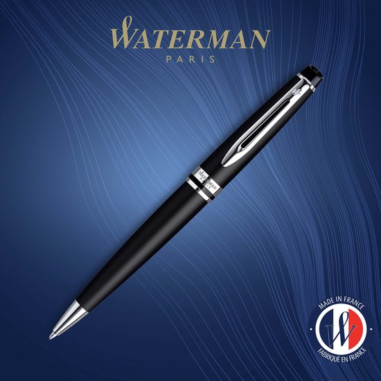 Stylo bille Waterman Hémisphère noir mat CT