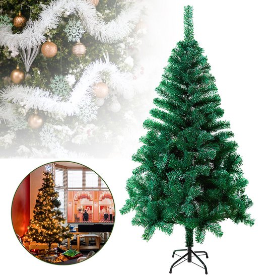 Kerstboom 210 cm 1000 flexibel te vormen takken zeer dicht takkenstelsel