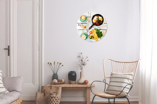 photo du Brunch Wall cercle aluminium ⌀ 30 cm - impression photo sur cercle mural / cercle vivant / cercle jardin (décoration murale)