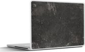 Laptop sticker - 14 inch - Beton - Muur - Zwart - Vintage - Industrieel - 32x5x23x5cm - Laptopstickers - Laptop skin - Cover