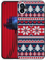 Nothing Phone (1) Hoesje Gebreide Kersttrui II - Designed by Cazy