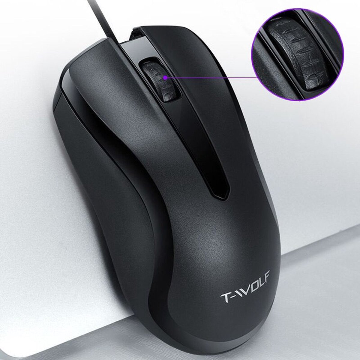 Souris filaire Silencieuse / sonore 1500 DPI Design ergonomique