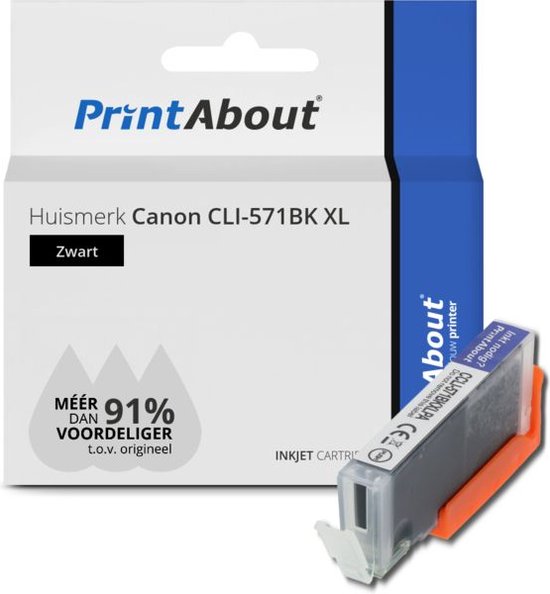 0331C001, Canon CLI-571BK XL Non-blistered | EET - View #2