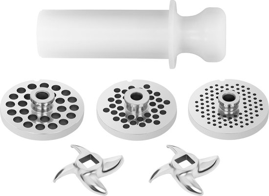 Vervangende accessoires voor vleesmolen, roestvrijstalen vleesmolen mes vleesmolen plaat schijf, voor mixer voedsel chopper(3mm Vervangende accessoires voor vleesmolen, roestvrijstalen vleesmolen mes vleesmolen plaat schijf, voor mixer voedsel chopper(3mm