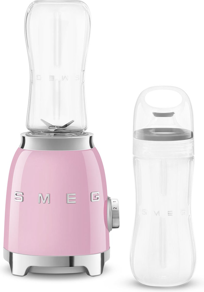 SMEG personal blender PBF01PKEU Roze - Jaren '50 stijl