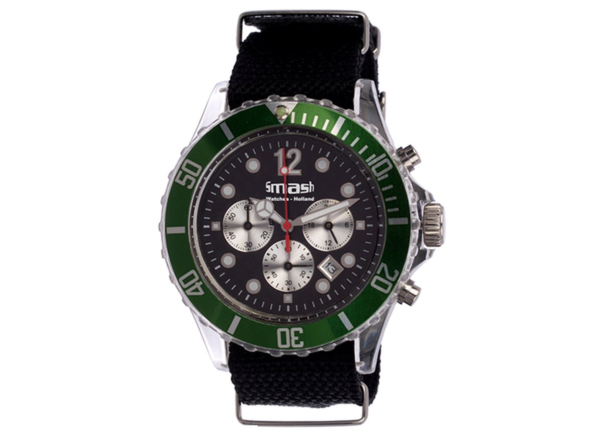 Smash herenhorloge Antartic chrono - Groen