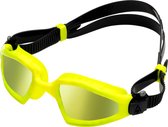 Aquasphere Kayenne Pro - Zwembril - Volwassenen - Yellow Titanium Mirrored Lens - Geel