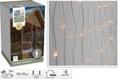 Rideau lumineux 190x190cm - longueurs égales - 400 LEDs - Intérieur Extérieur - blanc extra chaud - Soft Wire