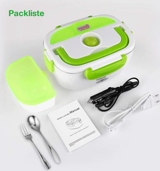 80W Lonchera Electrica Comida Portatil Fiambrera Tartera Calentador De Comida US
