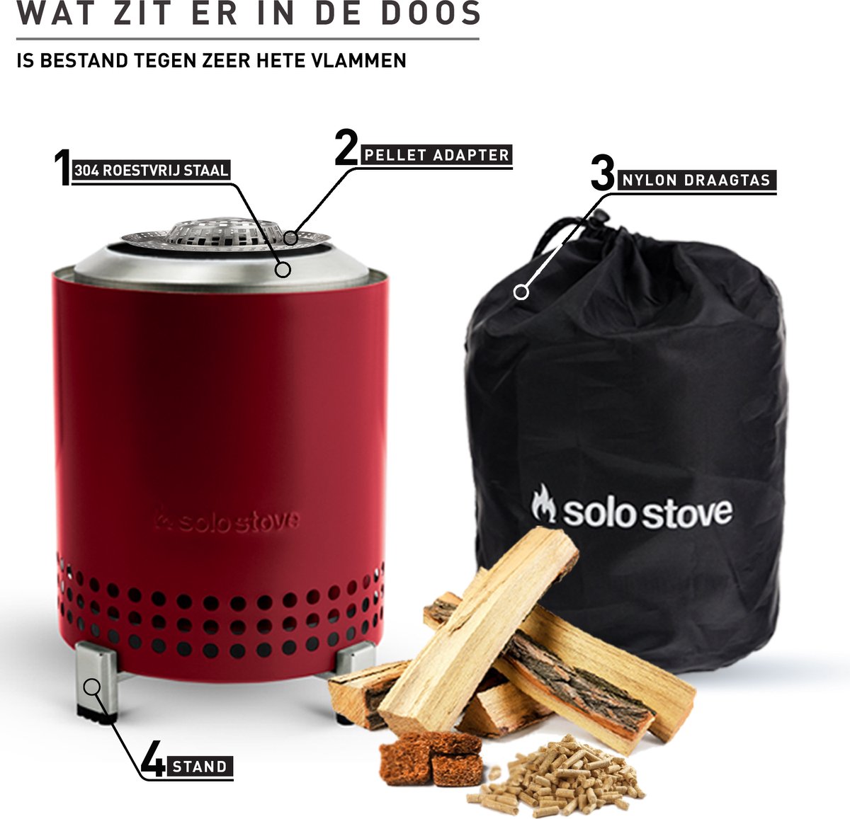 Solo Stove Mesa XL Tafelvuurkorf Zwart