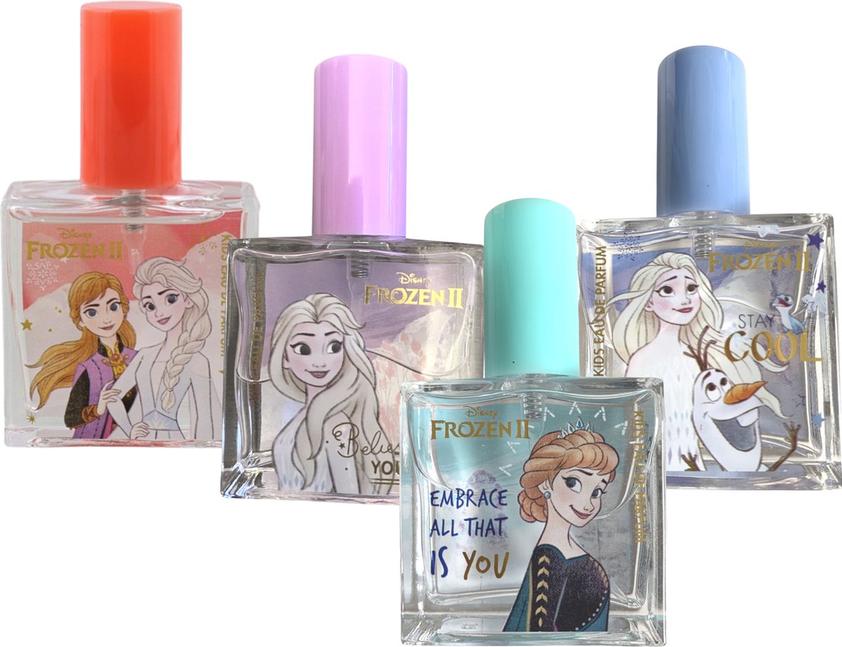 Disney Frozen Eau de Parfum Frozen Prinses Anna & Elsa 4 x 20 ml