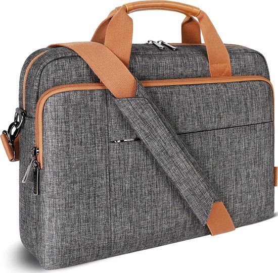Sacoche pour ordinateur portable 15-15,6 pouces, porte-documents, sac à  bandoulière