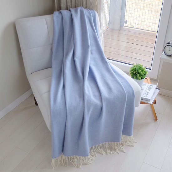 Paco Home Decoratieve Woondeken Kinderkamer Knusse Sprei Wasbaar Sofa Deken Teddy Bont Fluffy Modern Effen, Kleur:Crème, Maat:150x200cm