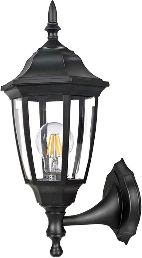 Moderne Buiten Wandlamp Met Bewegingssensor Zwart Luana Ip43