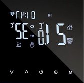Bol.com Verwarmingsthermostaat digitale temperatuurregelaar voor waterverwarming en gasboiler - WIFI Smart - touchscreen lcd-dis... aanbieding