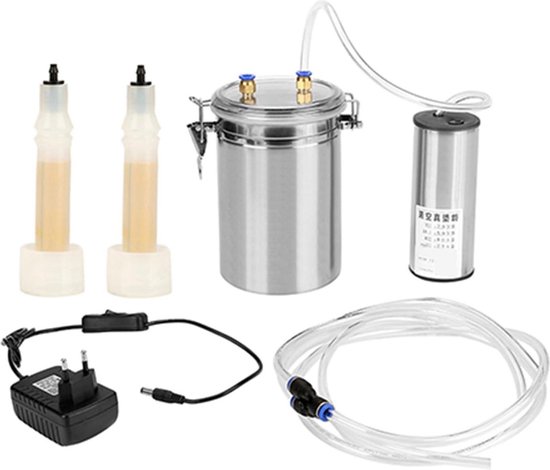 Nieuwe hoogwaardige draagbare elektrische viercilinder vacuümpomp melkmachine 2 Nieuwe hoogwaardige draagbare elektrische viercilinder vacuümpomp melkmachine 2