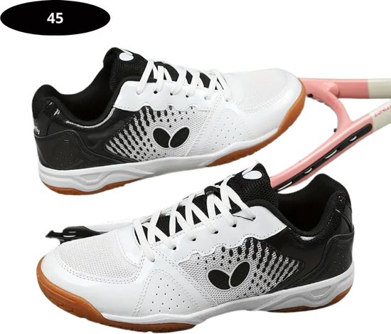 Nivard Tennisschoenen - Heren - Dames - Tenniskleding - Indoor - Outdoor - Wit - Maat 45