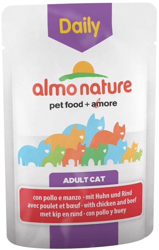 Almo Nature Kattenmenu 30x70g - Kip & Rundvlees