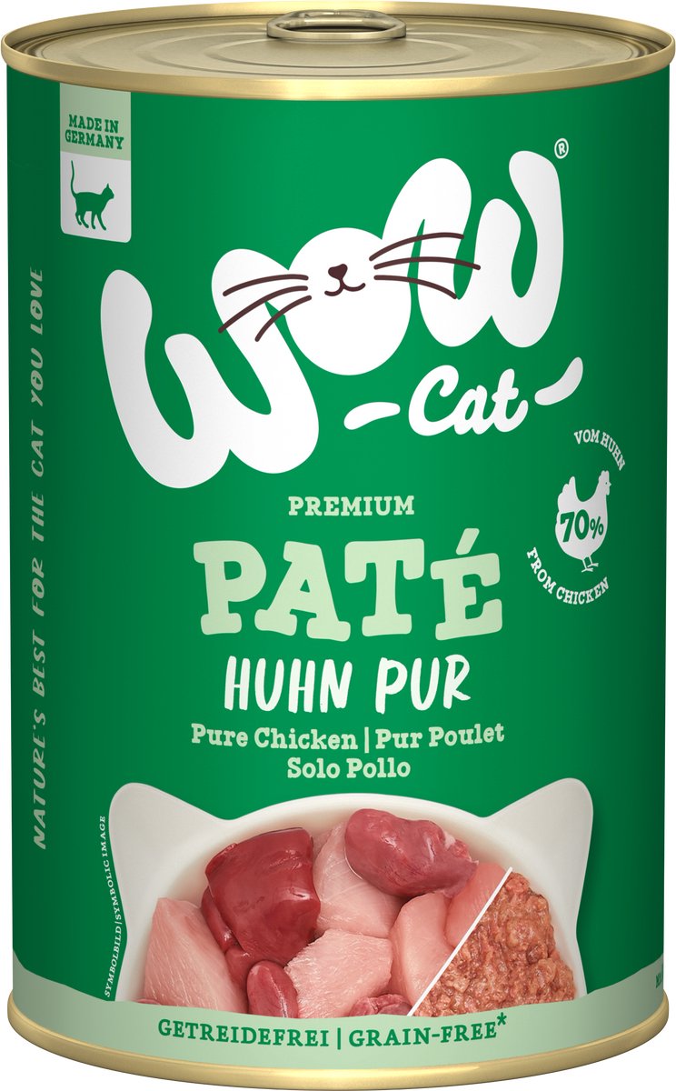 Wow WOW CAT - ADULT Dose 6x400g | Huhn Pur