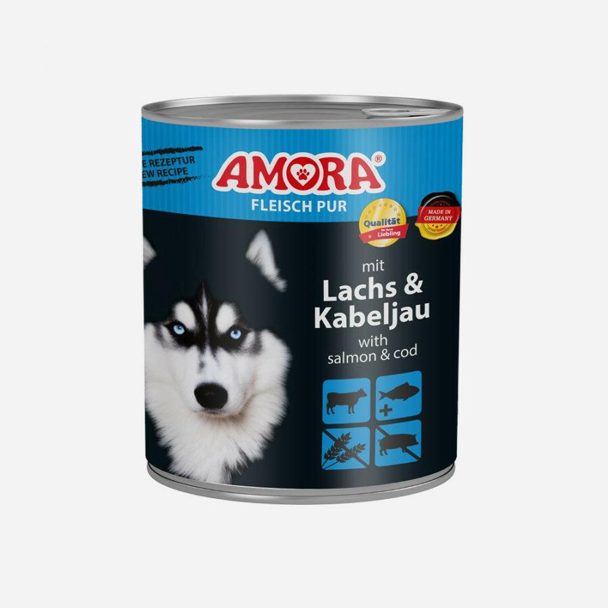 AMORA Hondenvoer 6x800g - Zalm & Kabeljauw