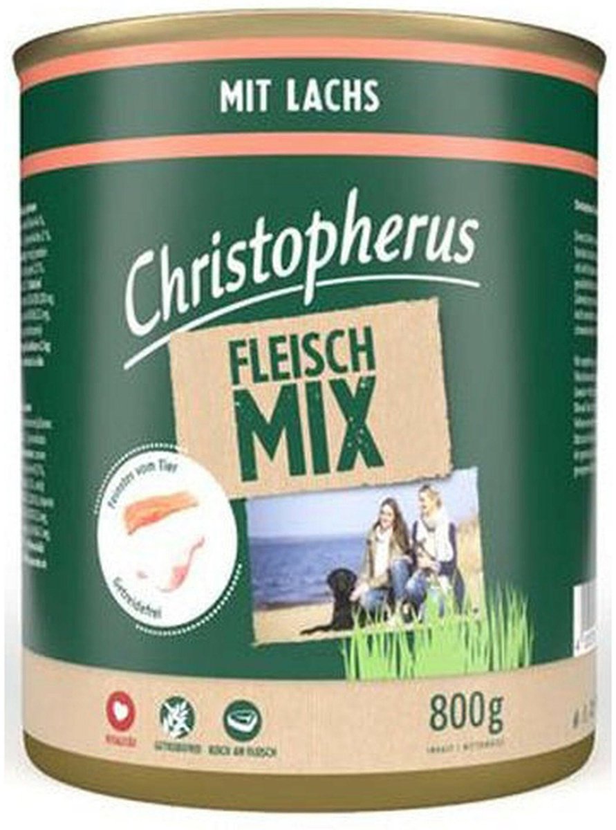 Christopherus vleesmix 6x800g - zalm