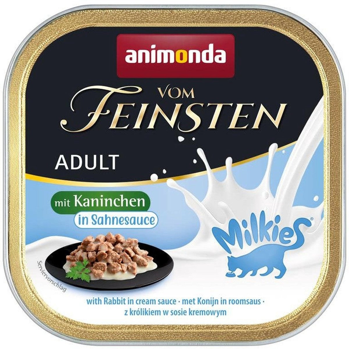 Animonda Animonda Cat Vom Feinsten 32x100g - met konijn in roomsaus