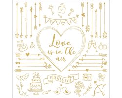 PPD - Lunch servetten - Love is in the air