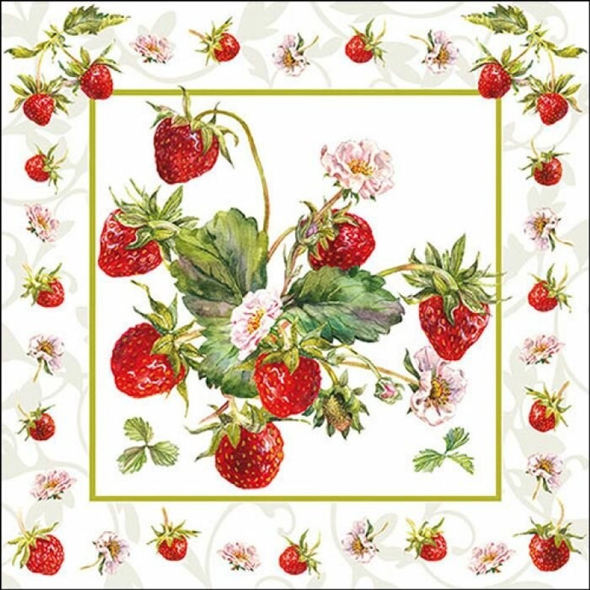 Ambiente - Lunch servetten - Fresh Strawberries