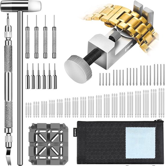 BOTC Horloge Reparatie Set - 145-delige - Pinnetjes voor je Horloge - Horlogeband Inkortset
