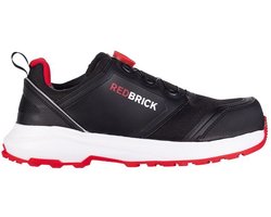 Redbrick Pulse Speed Lace Laag S3 32325 - Zwart/Rood - 44