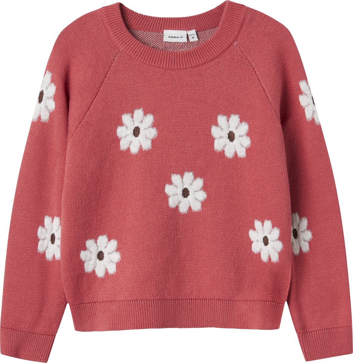 Name It mini meisjes trui LEIA Pink Regular Fit