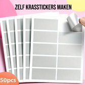 300 stuks krasstickers, 2,5 cm, om zelf krassen te maken, rond, doe-het-zelf etiketten, krasstickers voor verrassing, Kerstmis, bruiloft (goud