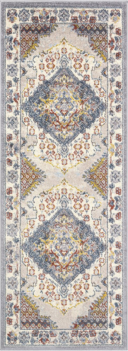SURYA Jade vloerkleed vintage oosters grijs