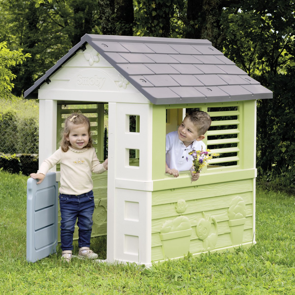 Smoby - Smoby Life - Jolie Playhouse - Speelhuis - Vanaf 2 jaar. — afbeelding 3