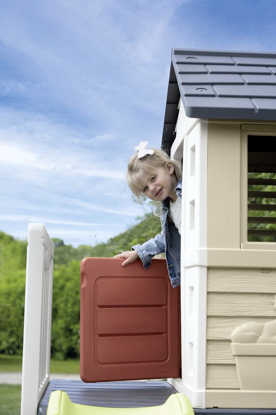 Smoby - Speelhuis - Paalwoning met glijbaan - Vanaf 2 jaar - Stilthouse Smoby life