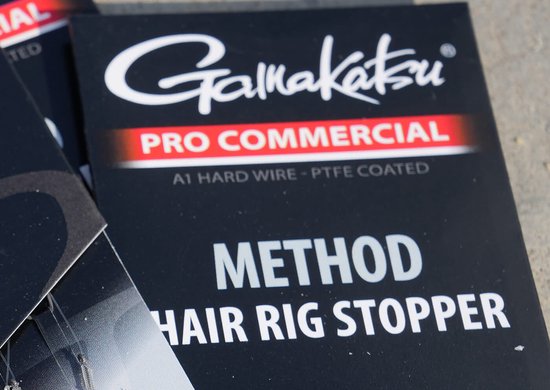 Gamakatsu Method Hair Rig Stopper Barbless H12 0.21mm 10cm van Gamakatsu — afbeelding 3