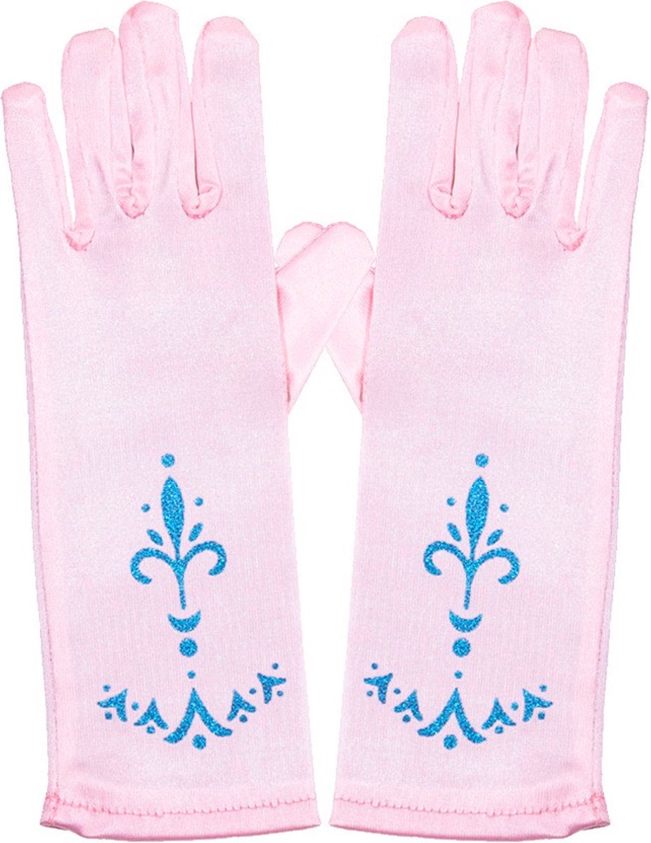 Joya Kids® Verkleed Jurk met Ster Roze | Glamour Jurk met sleep | Prinsessenjurk meisje | Verkleedjurk + Accessoires set | Roze | (120) — afbeelding 10