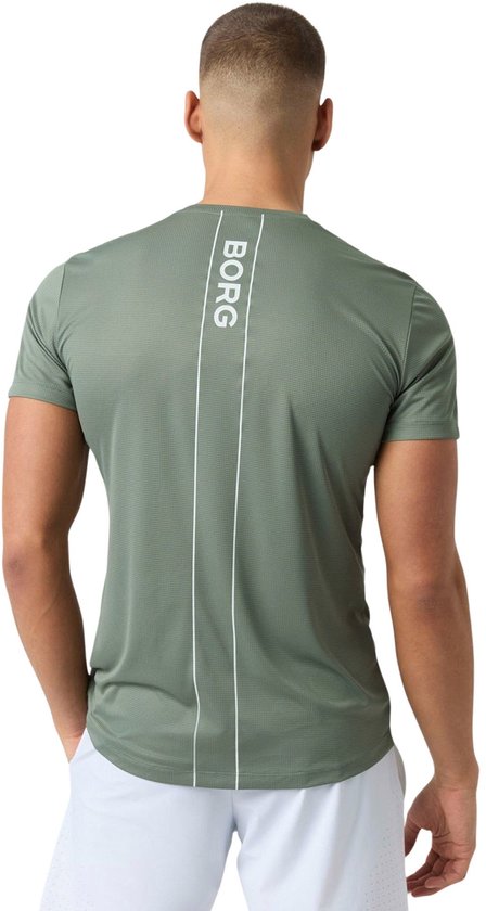 Tennisshirt Bjorn Borg Men Ace Light T-Shirt Brilliant White